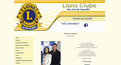 Desktop Screenshot of lionssjouro.com.br